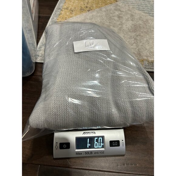 Style & Co Hooded Cardigan Duster Gray Sz Large Open Front Long Sleeve Cozy Knit - Picture 10 of 11